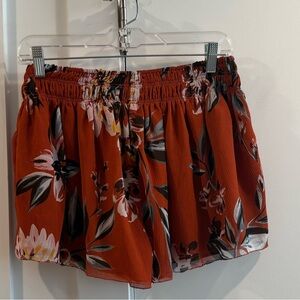 Tularosa Rust Floral Shorts